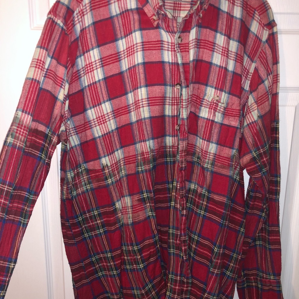 Bleached flannel